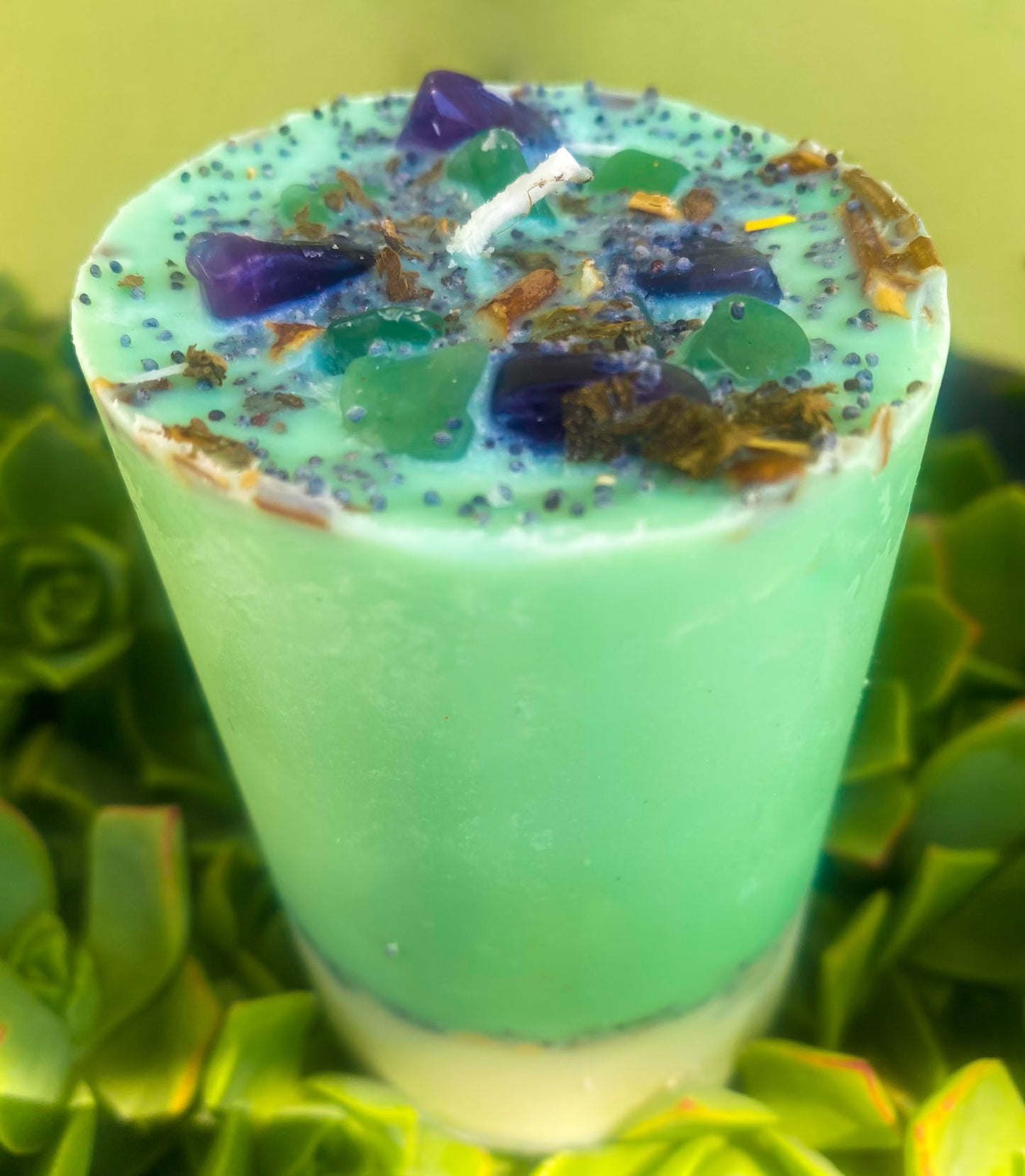 Fertility Candle | Handmade Crystal & Herb Intention Candle – Nibiru Beauty