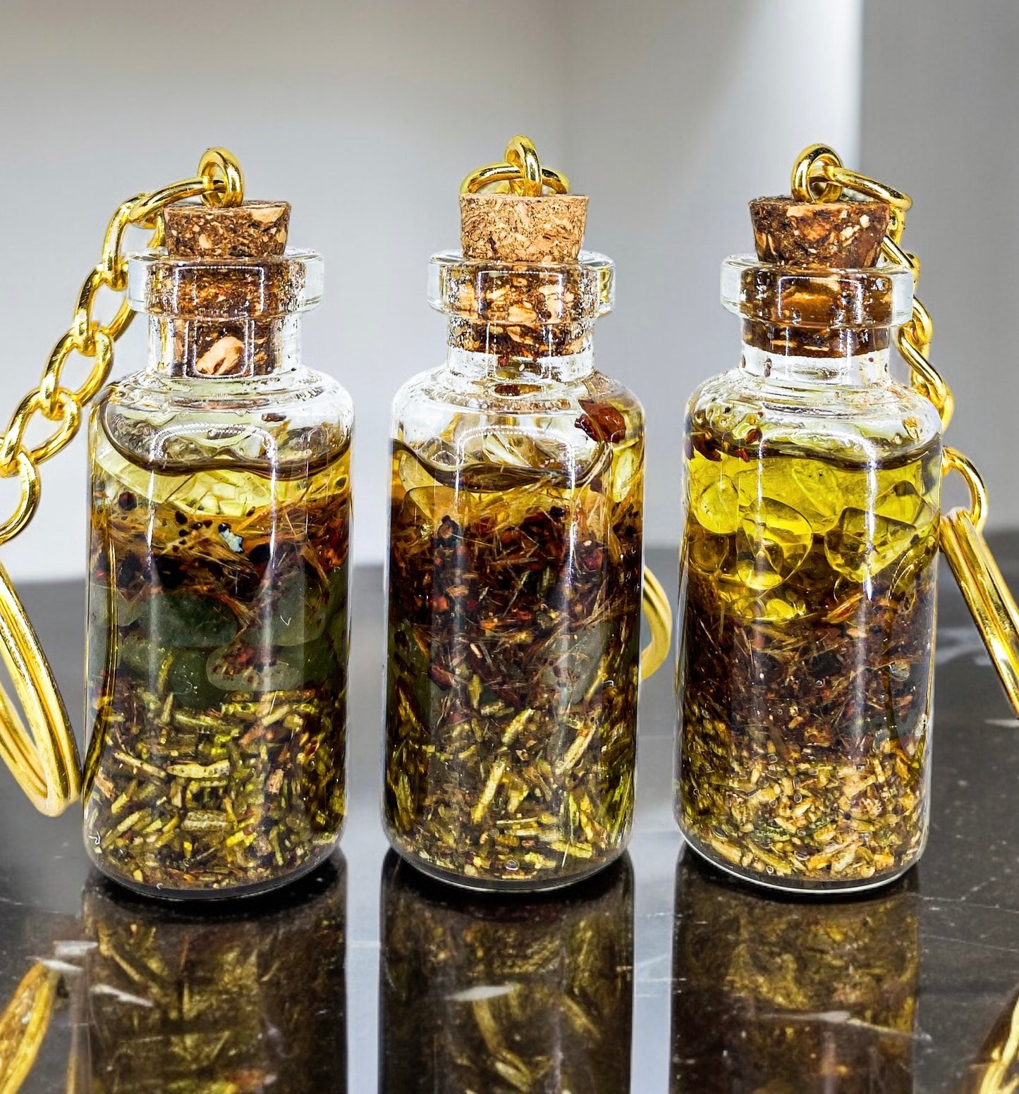 Enhance Creativity Keychain | Handmade Crystal & Herb Charm – Nibiru Beauty