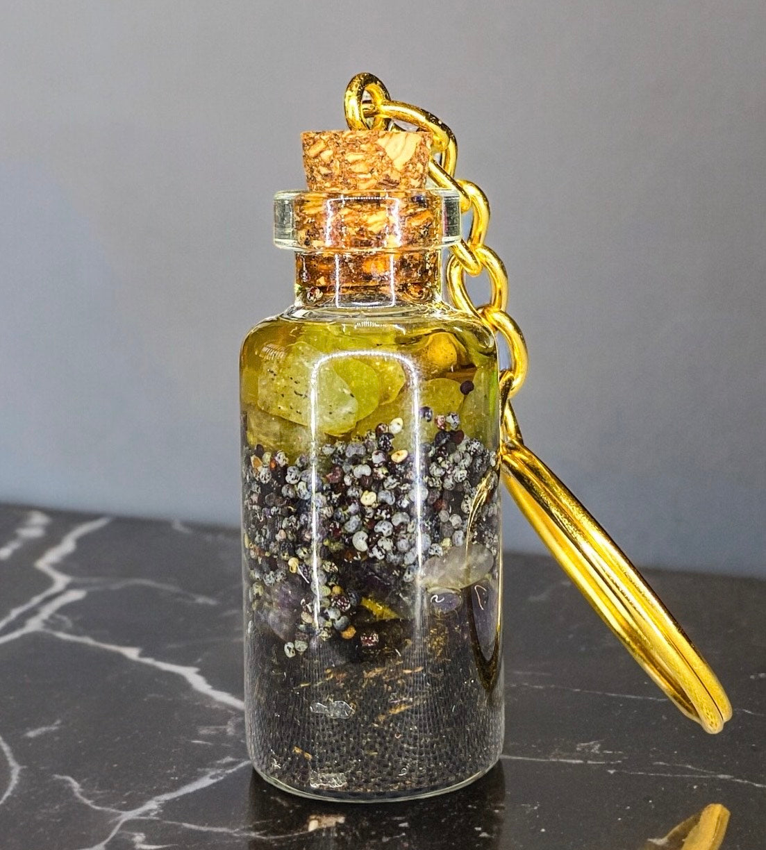 Fertility Keychain | Handmade Crystal & Herb Charm – Nibiru Beauty