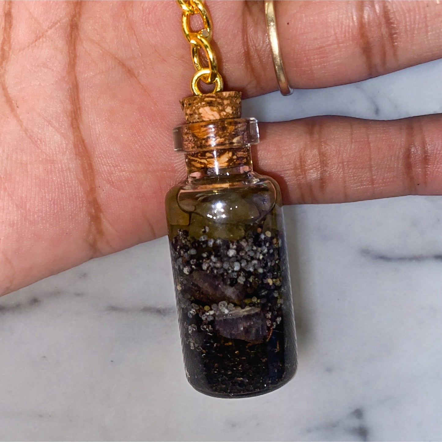 Fertility Keychain | Handmade Crystal & Herb Charm – Nibiru Beauty