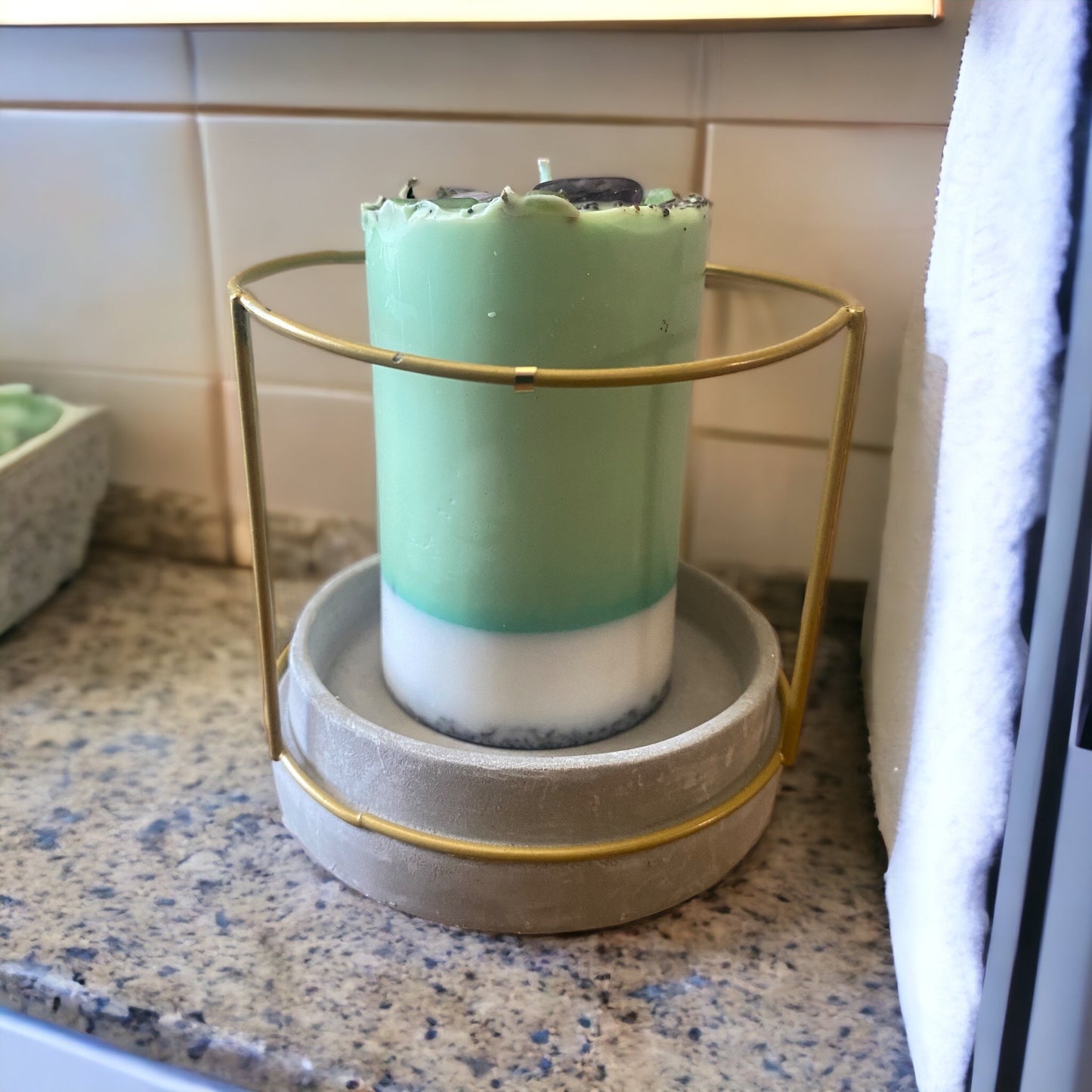 Fertility Candle | Handmade Crystal & Herb Intention Candle – Nibiru Beauty