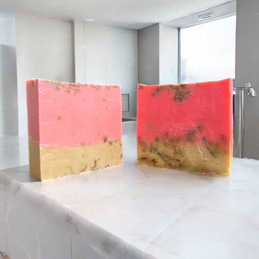 The Love Bundle | Handmade Rose & Lavender Soap Set – Nibiru Beauty