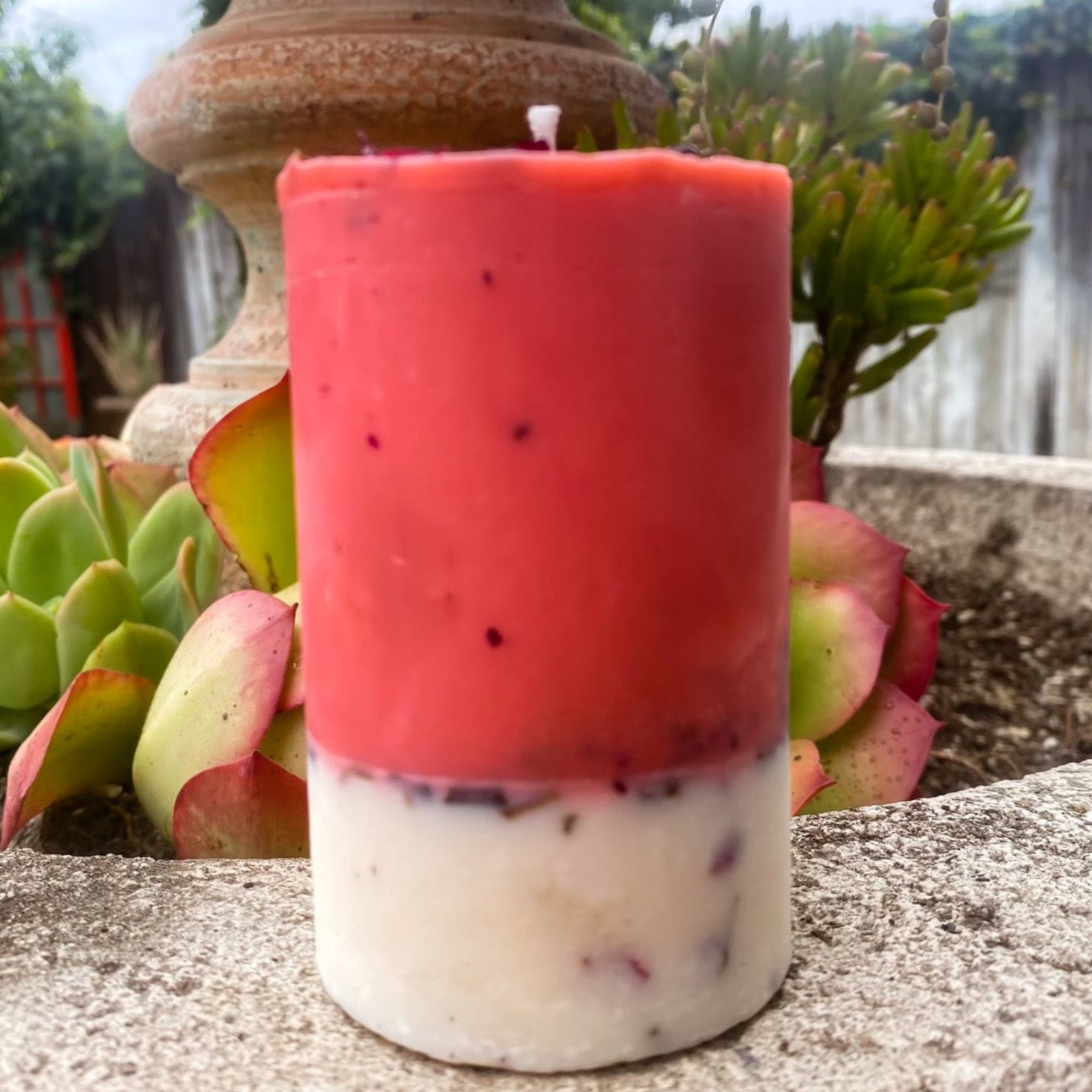 Love & Lust Candle | Handmade Rose & Patchouli Crystal Candle – Nibiru Beauty