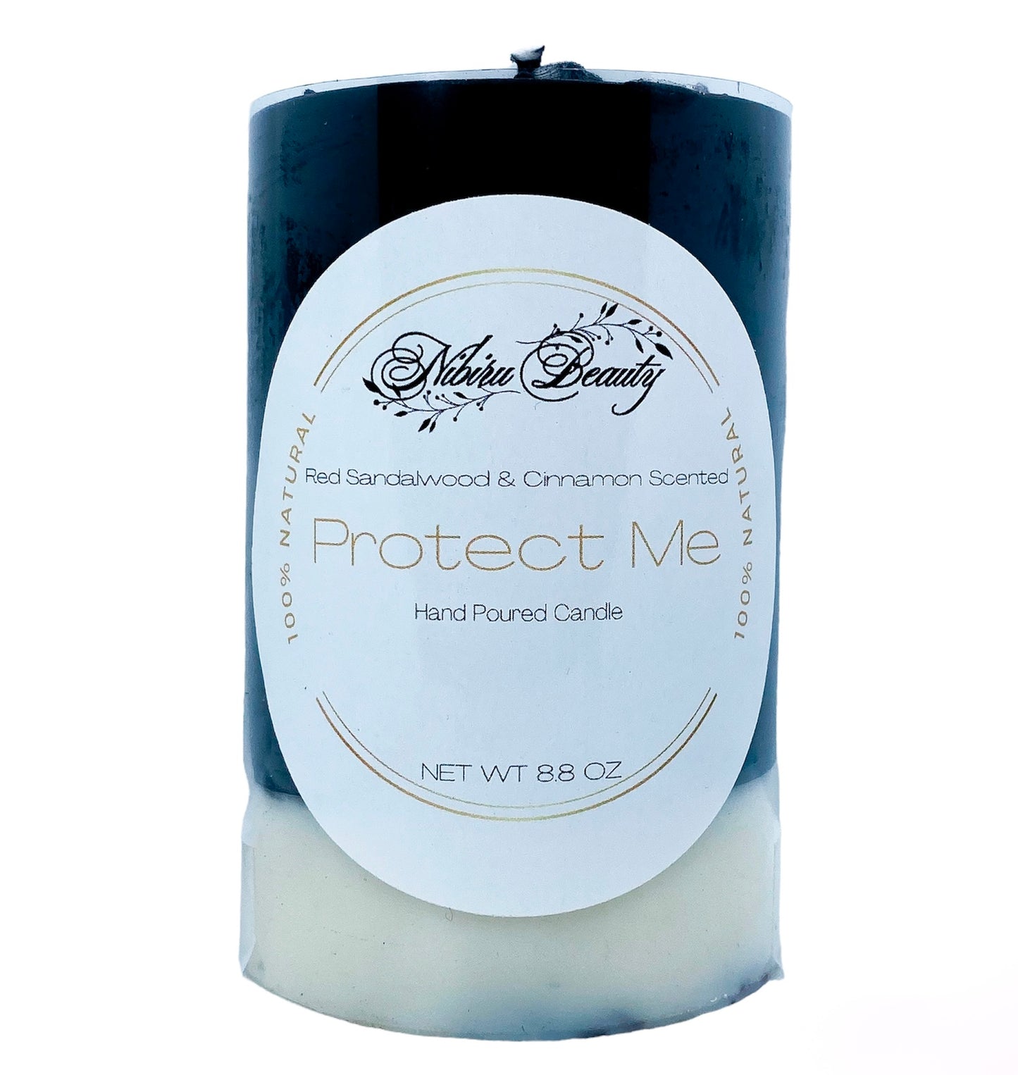 Protect Me Candle | Handmade Sandalwood & Cinnamon Crystal Candle – Nibiru Beauty