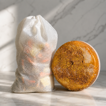Abundance Mini Ritual | Money Soap & Bath Bag Set