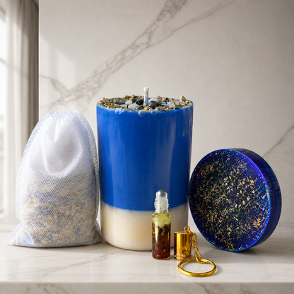 Dreamwork Ultimate Ritual | Dreams Soap, Candle, Bath Bag & Keychain Set