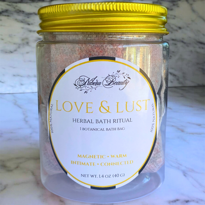 Love & Lust Herbal Bath Bag | Botanical Intention Soak