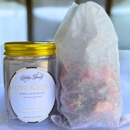 Love & Lust Herbal Bath Bag | Botanical Intention Soak