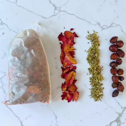Love & Lust Herbal Bath Bag | Botanical Intention Soak