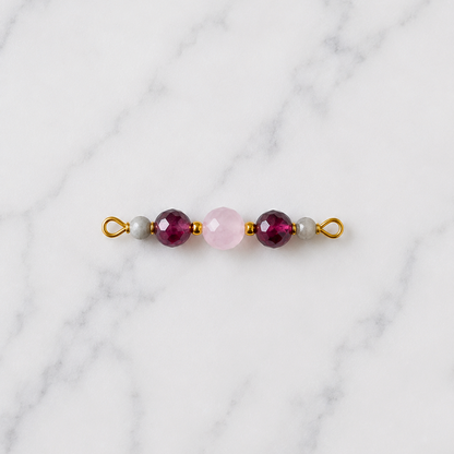 Complete Intention Bracelet Set | Gold Chain & 6 Interchangeable Crystal Bars