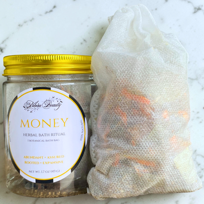 Money Herbal Bath Bag | Botanical Intention Soak