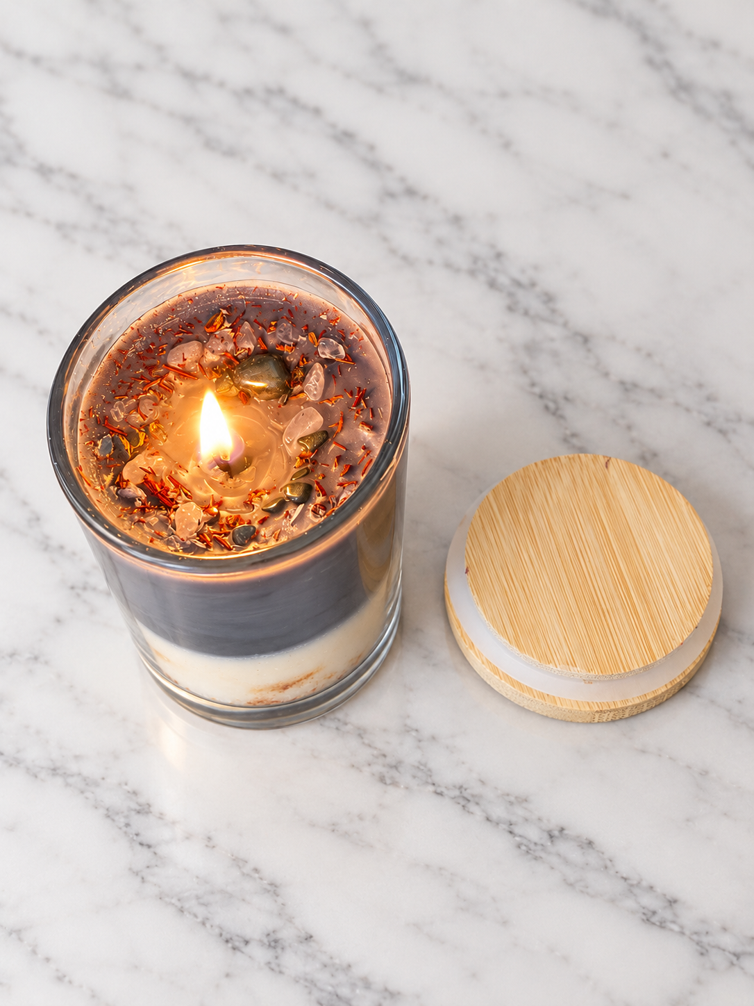 Protect Me Soy Wax Jar Candle | Sandalwood & Cinnamon