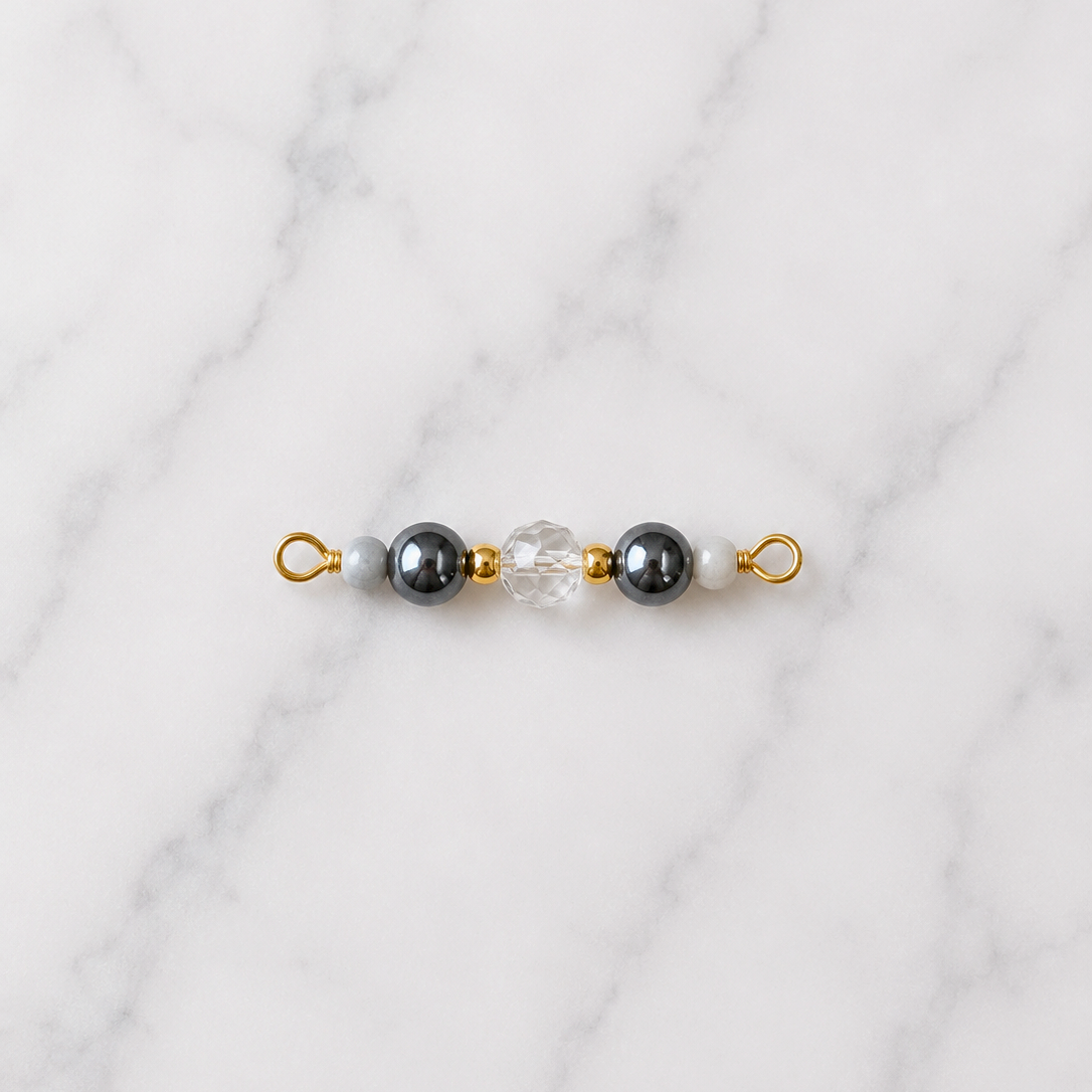 Complete Intention Bracelet Set | Gold Chain & 6 Interchangeable Crystal Bars