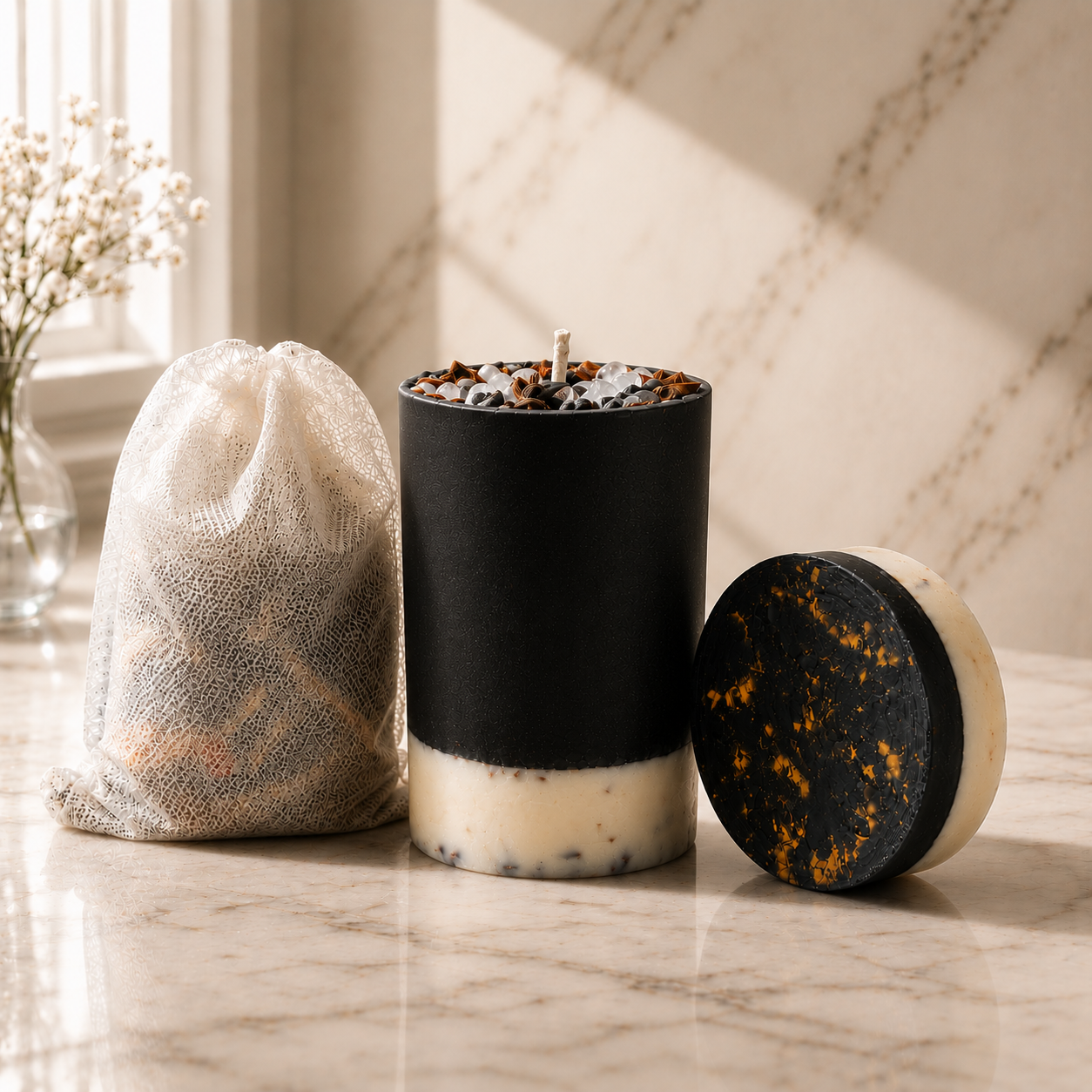Protection Full Ritual | Protect Me Soap, Candle & Bath Bag Set