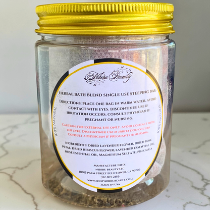 Self Love & Self Growth Herbal Bath Bag | Botanical Intention Soak