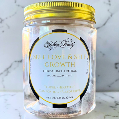 Self Love & Self Growth Herbal Bath Bag | Botanical Intention Soak