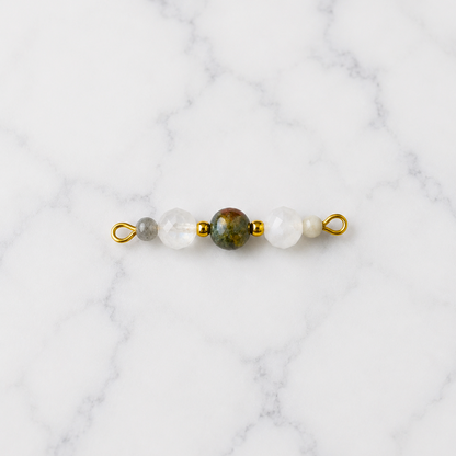 Complete Intention Bracelet Set | Gold Chain & 6 Interchangeable Crystal Bars